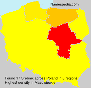 Surname Srebnik in Poland Surname Srebnik in Poland
