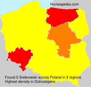 Surname Srebrowski in Poland Surname Srebrowski in Poland