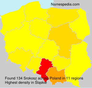 Surname Srokosz in Poland