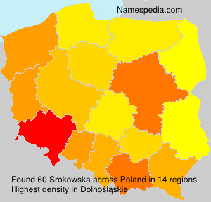 Surname Srokowska in Poland