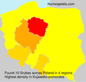Surname Srubas in Poland Surname Srubas in Poland