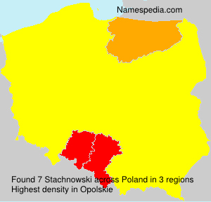 Surname Stachnowski in Poland Surname Stachnowski in Poland