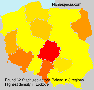 Surname Stachulec in Poland Surname Stachulec in Poland