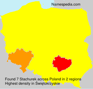 Surname Stachurek in Poland Surname Stachurek in Poland