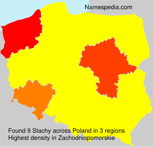 Surname Stachy in Poland Surname Stachy in Poland