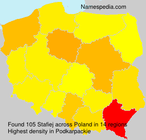 Surname Stafiej in Poland Surname Stafiej in Poland