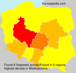 Surname Stajewski in Poland Surname Stajewski in Poland