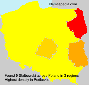 Surname Stalbowski in Poland Surname Stalbowski in Poland