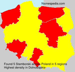 Surname Stamborski in Poland Surname Stamborski in Poland