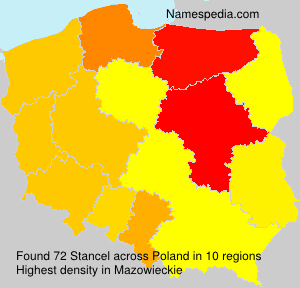 Surname Stancel in Poland Surname Stancel in Poland