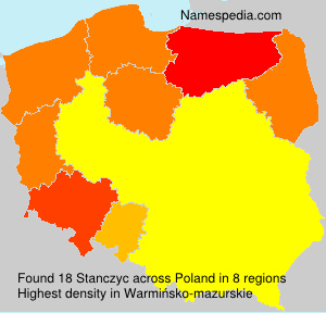 Surname Stanczyc in Poland Surname Stanczyc in Poland