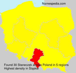 Surname Staneczek in Poland Surname Staneczek in Poland