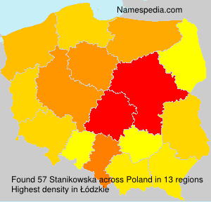 Surname Stanikowska in Poland