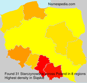 Surname Starczynowska in Poland Surname Starczynowska in Poland