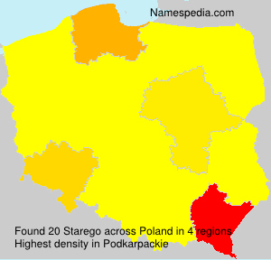 Surname Starego in Poland Surname Starego in Poland