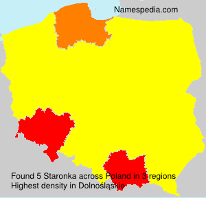 Surname Staronka in Poland Surname Staronka in Poland