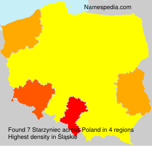 Surname Starzyniec in Poland Surname Starzyniec in Poland