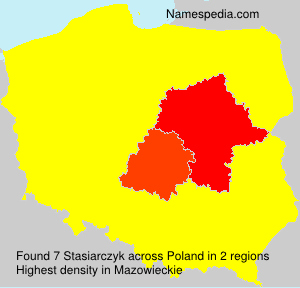 Surname Stasiarczyk in Poland Surname Stasiarczyk in Poland