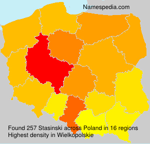 Surname Stasinski in Poland Surname Stasinski in Poland