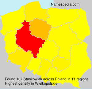 Surname Staskowiak in Poland Surname Staskowiak in Poland