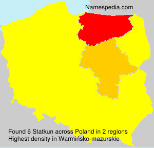 Surname Statkun in Poland Surname Statkun in Poland