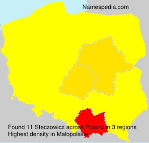 Surname Steczowicz in Poland Surname Steczowicz in Poland