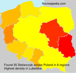 Surname Stefanczak in Poland Surname Stefanczak in Poland