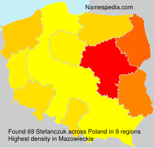 Surname Stefanczuk in Poland Surname Stefanczuk in Poland