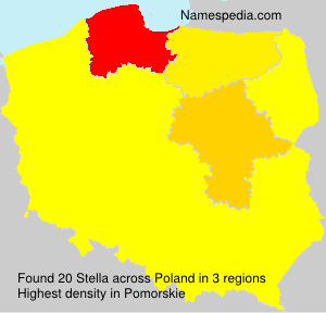 Surname Stella in Poland