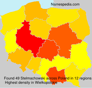 Surname Stelmachowski in Poland Surname Stelmachowski in Poland
