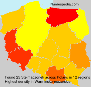 Surname Stelmaczonek in Poland Surname Stelmaczonek in Poland