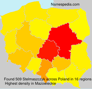 Surname Stelmaszczyk in Poland Surname Stelmaszczyk in Poland