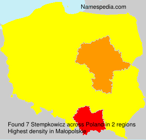 Surname Stempkowicz in Poland Surname Stempkowicz in Poland