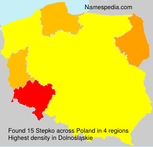 Surname Stepko in Poland Surname Stepko in Poland