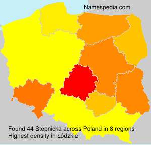 Surname Stepnicka in Poland Surname Stepnicka in Poland