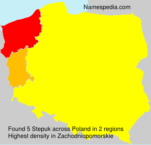Surname Stepuk in Poland Surname Stepuk in Poland