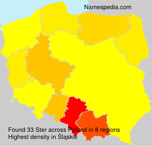 Surname Ster in Poland Surname Ster in Poland