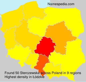 Surname Sterczewska in Poland Surname Sterczewska in Poland