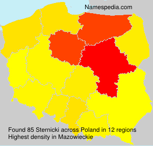 Surname Sternicki in Poland Surname Sternicki in Poland