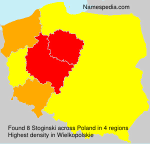 Surname Stoginski in Poland Surname Stoginski in Poland