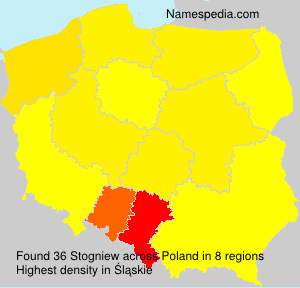 Surname Stogniew in Poland Surname Stogniew in Poland
