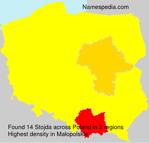 Surname Stojda in Poland Surname Stojda in Poland