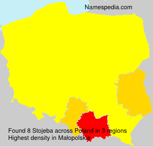 Surname Stojeba in Poland Surname Stojeba in Poland