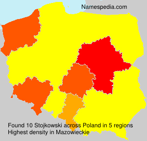 Surname Stojkowski in Poland Surname Stojkowski in Poland