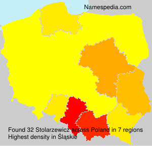 Surname Stolarzewicz in Poland Surname Stolarzewicz in Poland