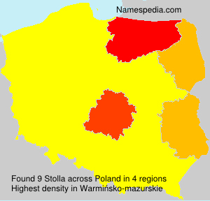 Surname Stolla in Poland Surname Stolla in Poland