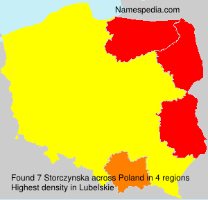 Surname Storczynska in Poland
