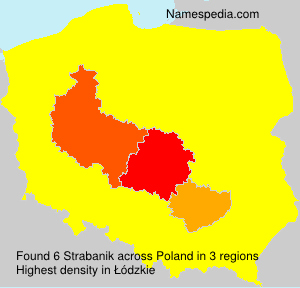 Surname Strabanik in Poland Surname Strabanik in Poland