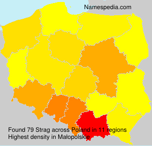 Surname Strag in Poland Surname Strag in Poland