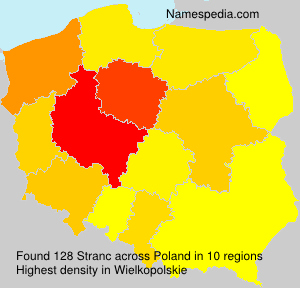 Surname Stranc in Poland Surname Stranc in Poland